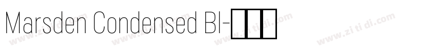 Marsden Condensed Bl字体转换 Marsden Condensed Bl字体转换